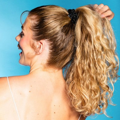 Gimme Beauty Medium Silk-Slip Hair Band - Blonde/Black - 5pc