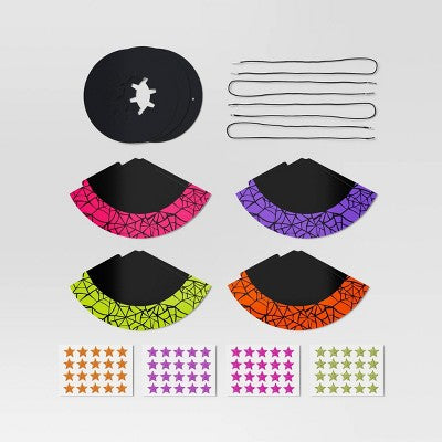 20ct Halloween Wearable Party Accessories Witch Hat - Hyde & EEK! Boutique: Multicolor Paper & Nylon, Unisex, Ages 3+