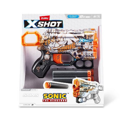 XSHOT Skins Sonic the Hedgehog Menace Toy Dart Blaster by ZURU