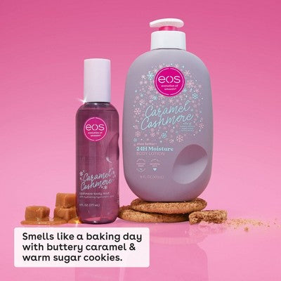 eos Mini Holiday Body Lotion - Caramel Cashmere - Travel Size - 2.5 fl oz