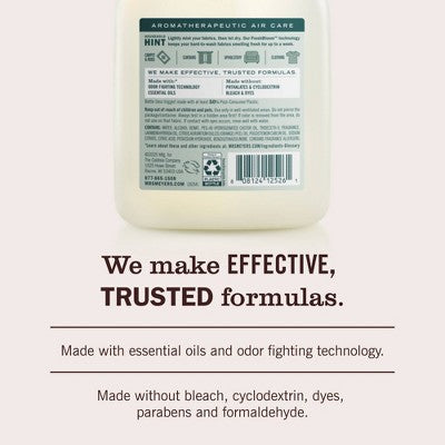 Mrs. Meyer's Clean Day Air Fresheners - Fabric Fresh Birchwood - 20oz: Liquid Spray, Dye-Free, Paraben-Free