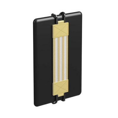 GEMS E-Reader Hand Strap Grip - Yellow Stripe: Compatible with Amazon Kindle
