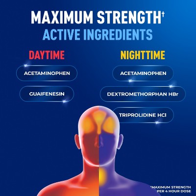 Mucinex Rapid Clear Pain Headache Mucus Congestion Daytime & Nighttime Caplets - 20ct