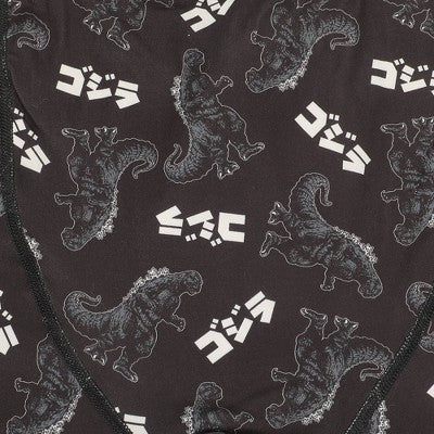 Men's Godzilla Boxer Briefs 2pk - Cream/Black M