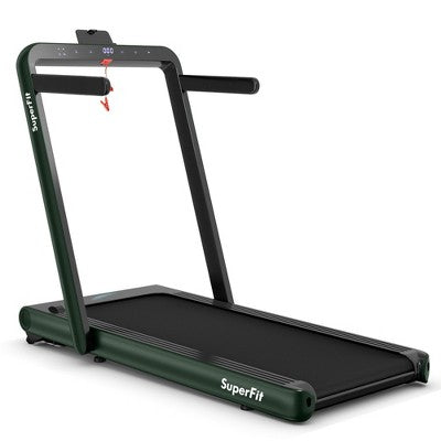 SuperFit 4.75HP 2 In 1 Folding Home Treadmill with Remote APP Control (LOCAL PICKUP ONLY)