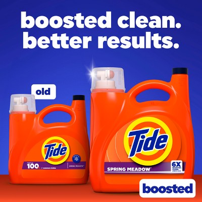 Tide Spring Meadow HE Deep Cleaning Concentrated Liquid Laundry Detergent 100 Loads - 125oz