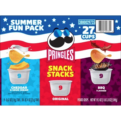 Pringles Chips Snack Stacks Summer Fun Variety Pack - 19.36oz/27ct (LOCAL PICKUP ONLY)