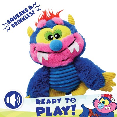 Hasbro My Pet Monster Squeak and Crunch Plush Dog Toys - Blue