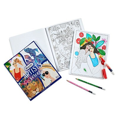 Crayola Artist Series Coloring Book: Adult Creative Thinking, 40 Pages, 9 Years & Up, 10" x 8.5"