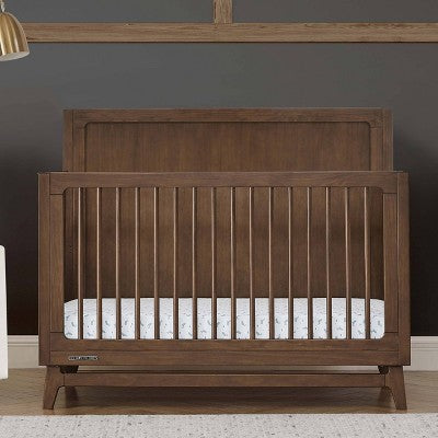 Delta Children Spencer 6-in-1 Convertible Crib - Greenguard Gold Certified - Teak Brown (LOCAL PICKUP ONLY)