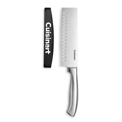 Cuisinart Classic Stainless Steel 7" Nakiri/Vegetable Cleaver Knife with Blade Guard