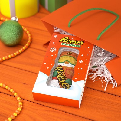 Reese's Milk Chocolate Peanut Butter Snowman Christmas Candy - 5oz
