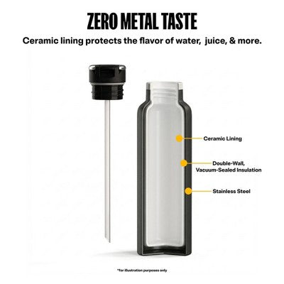 RTIC Outdoors 20 fl oz Journey Stainless Steel Water Bottle - Rosewood