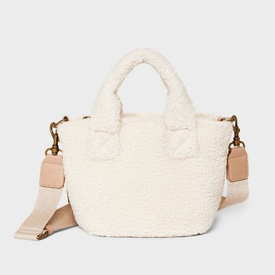 Small Tote Handbag - Universal Thread Beige