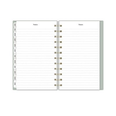 The Everygirl Planner 2025 Weekly/Monthly Planner 6.3"x4.33" Wirebound Solid Soft Sage: Adult Stationery, Calendar, Tabs