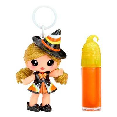 Yummiland x Halloween Lip Gloss Doll - Cassie Treats Includes DIY Lip Gloss + Keychain: Scented Fashion Toy with Blonde Hair