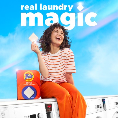 Tide EVO Original Laundry Detergent Tablets - 42ct: Box, Odor Control, Cold Water Detergent, Dye-Free