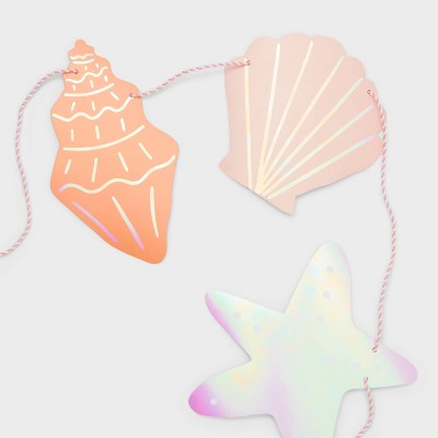 Mermaid Seashell Banner - Spritz