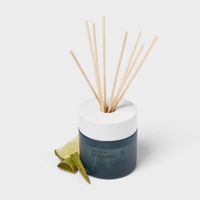 Glass Reed Diffuser Aloe and Bergamot 3.38 fl oz - Threshold