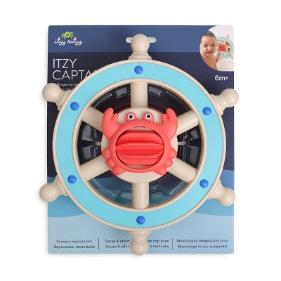 Itzy Ritzy Itzy Captain Steering Wheel Activity Bath Toy