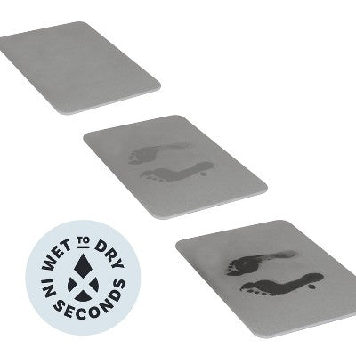 Diatomite Stone Drying Bath Mat - madesmart
