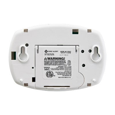 First Alert Alarm Smoke DC10 SM210CO400: 10-Year Smoke & Carbon Monoxide Detector, Battery Operated, White, 2-Pack