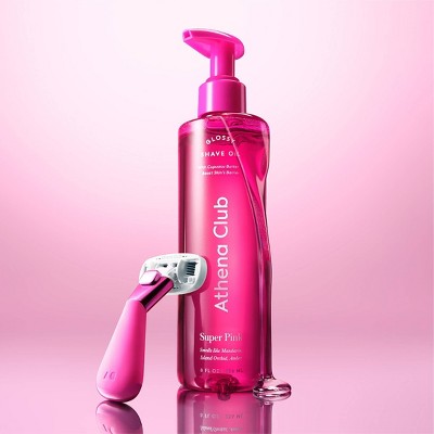 Athena Club Mini Razor - Trial Size - Super Pink: 5 Blades, Whole Body, Package Quantity 1