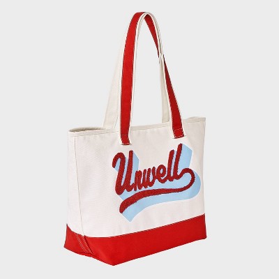 Unwell Handle Tote Bag - Red