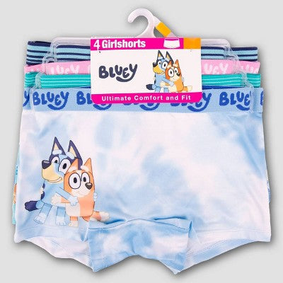 Girls' 4pk Bluey Boxer Briefs - 8