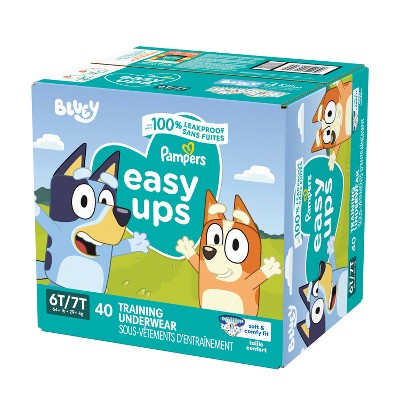 Pampers Easy Ups Super Bluey Disposable Training Pants - 6T-7T - 40ct