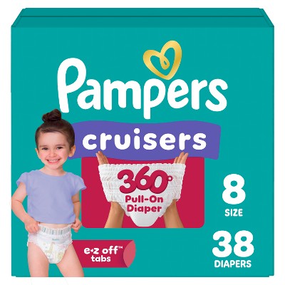 Pampers Cruisers 360 Diapers Super Pack - Size 8 - 38ct