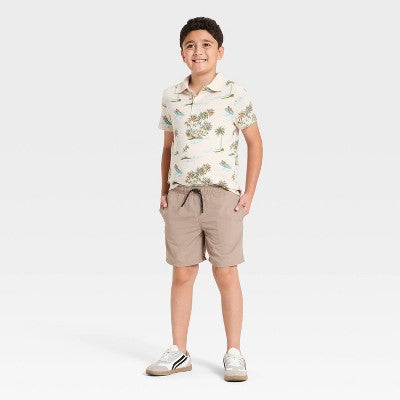 Boys' Quick Dry Pull-On Shorts - Cat & Jack Brown L