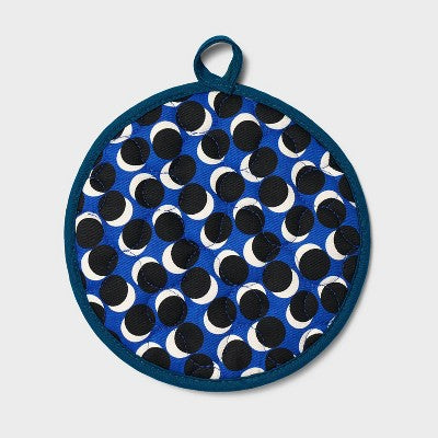 Dot Pot Holder with Teal Spoon Gift Set - Tabitha Brown for Target: Kitchen Utensil Set, Hand Wash, Heat-Safe to 400F