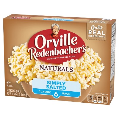 Orville Redenbacher's Natural Simply Salted Microwave Popcorn - 6ct