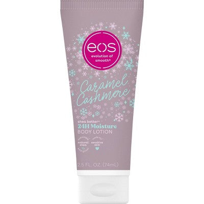 eos Mini Holiday Body Lotion - Caramel Cashmere - Travel Size - 2.5 fl oz