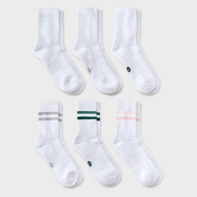 Women's Key Player Mid-Crew Socks - All In Motion Active Mix