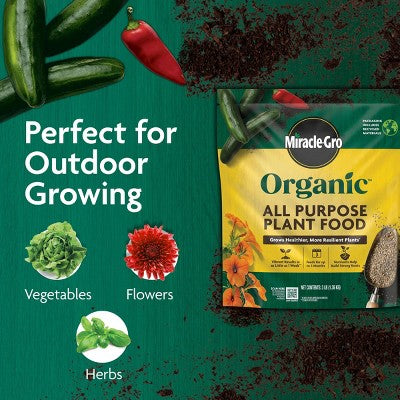 Miracle-Gro Organics Plant Food Granules Fertilizer 3lbs