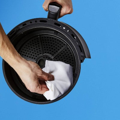 PowerXL Luminex 360 Supercharged Hot Air Fryer, Skylight Window, Fast Heat-up, 400 F in 2.4sec, Auto Shut Off &12 Quick Touch Presets