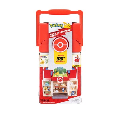 Pokemon Play 'N' Display Case with Pikachu & Sprigatito Action Figure