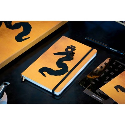 Moleskine 176pg Ruled Large Journal 8.29"x5.12" Year of the Dragon: Hard Cover, Elastic Band,
