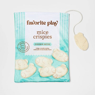 Crinkle Hide Bag Favorite Play Mice Cat Toy - Boots & Barkley - Orange
