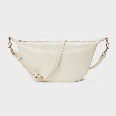 Essential Sling Crossbody Bag - Universal Thread Off-White: Detachable Strap, 45.5" Max Length