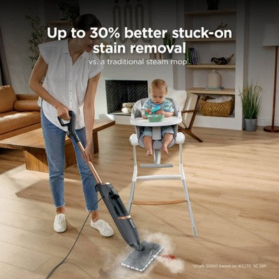 Shark Steam Mop with Steam Blaster Technology S2003TGT Gray (LOCAL PICKUP ONLY)