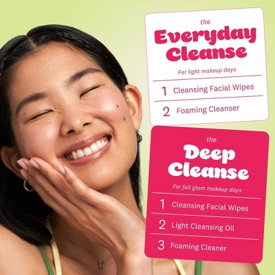 The Face Shop Rice Water Bright Vegan Cleansing Wipes - 50ct