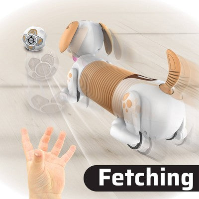 ROBO DASH D Interactive Robotic Puppy with Gesture Control, Ball Remote, Barking and Walking Tricks