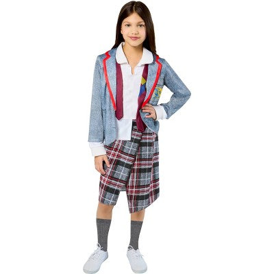 Warner Bros. Kids' Beetlejuice Beetlejuice Astrid School Uniform Halloween Costume - M