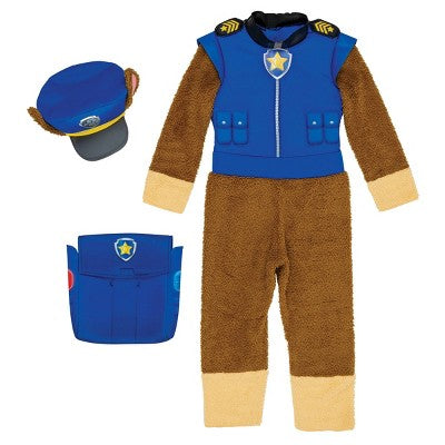 PAW Patrol Nickelodeon Boys' Chase Deluxe Costume Jumpsuit 2T
