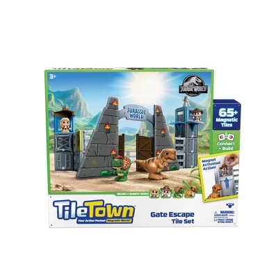 Tile Town Jurassic World 'Dino Escape' Magnetic Tiles Playset