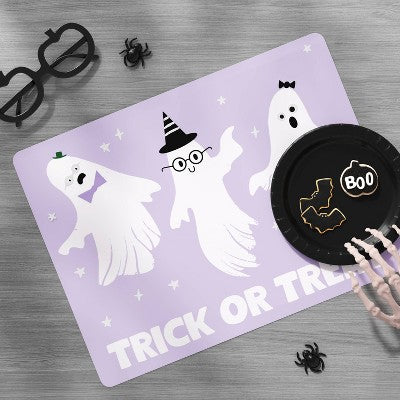 Halloween Ghost Interactive Placemat Pink - Hyde and EEK! Boutique
