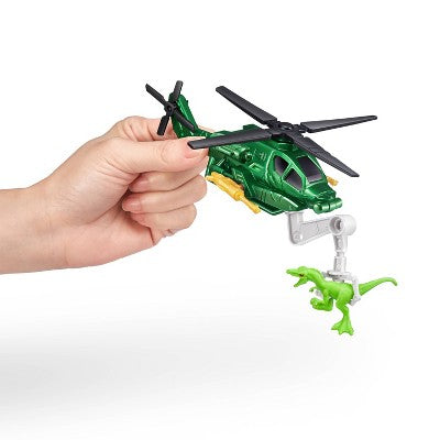 Robo Alive Dino Escape: Dinosaur Figure Playset with 6 Pieces, Educational Focus on Animals